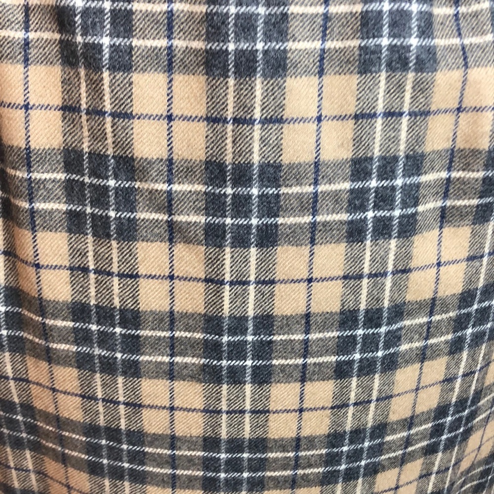 Vintage 70s/80s Wool Plaid Pencil Skirt - Picture 2 of 5